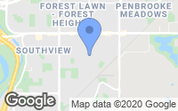 Map of Mahogany, AB